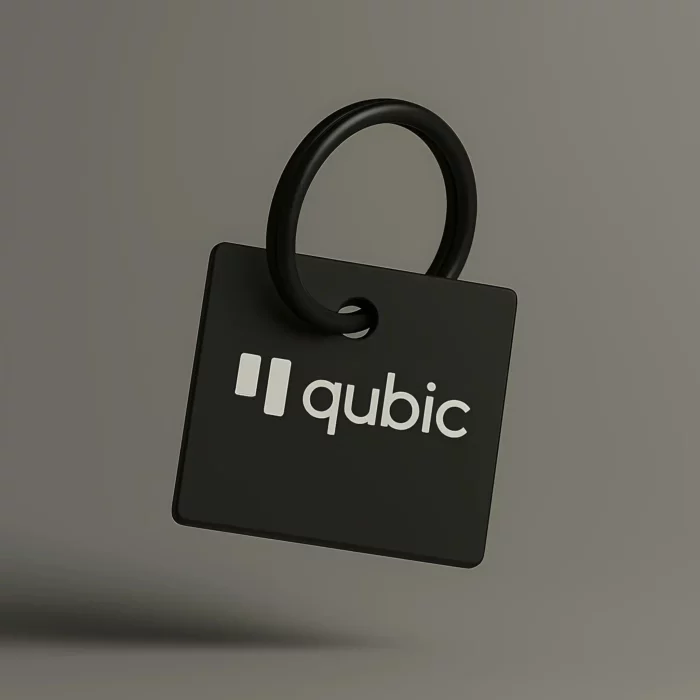 qubic keychain. Merch store qubic