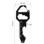 Qubic keychian with multitool